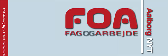 FOA Aalborg Nyt - logo til det lokale FOA Aalborg blad